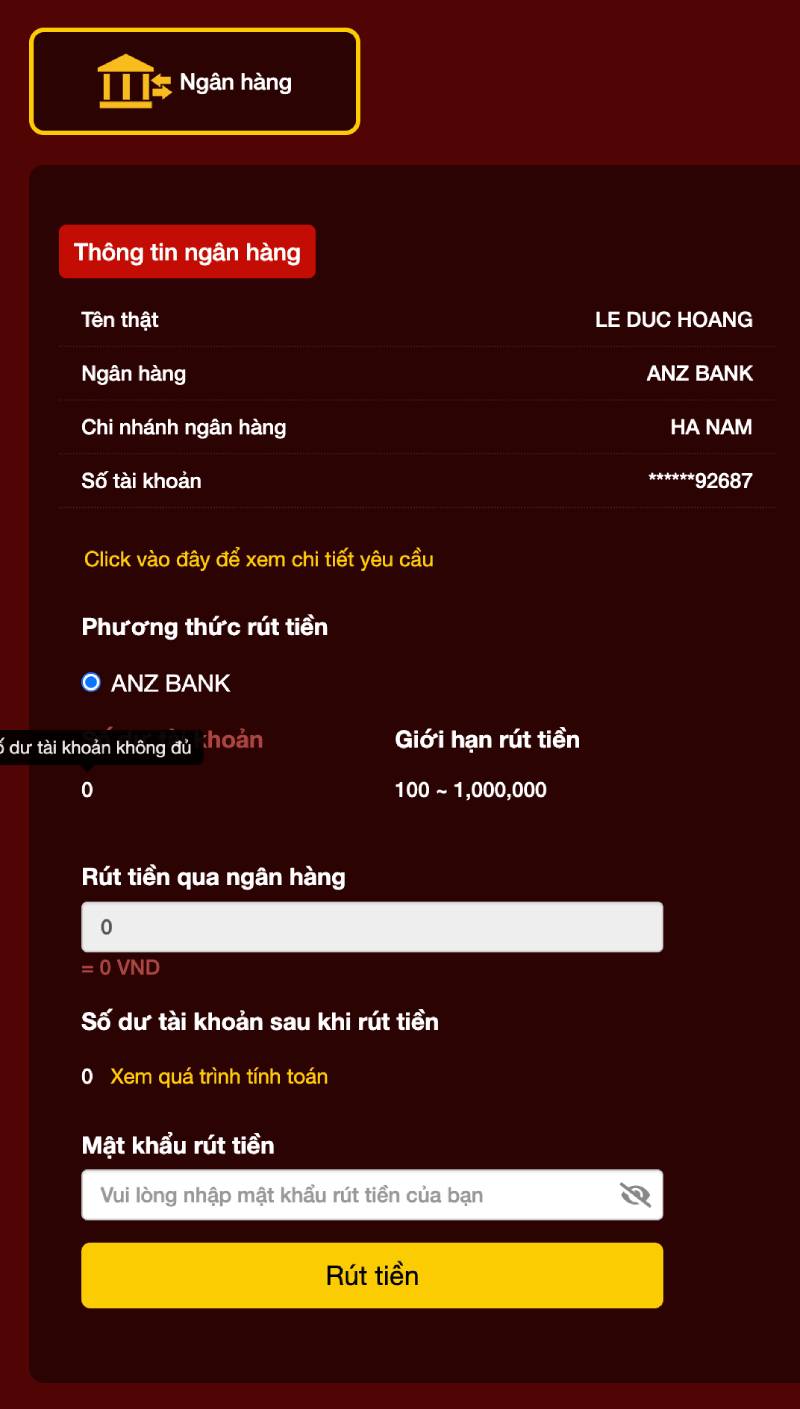 Hướng Dẫn Chi Tiết Cách Rút Tiền Hello88 Chỉ 4 Bước 4 Bước 3: Quy trình rút tiền từ Hello88