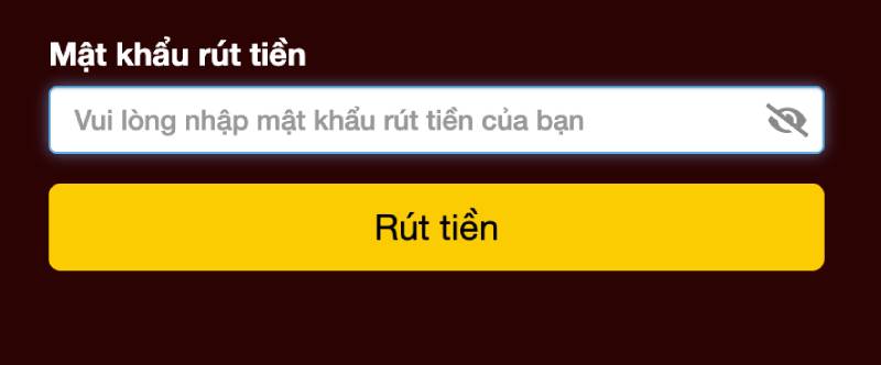 Hướng Dẫn Chi Tiết Cách Rút Tiền Hello88 Chỉ 4 Bước 5 Bước 4: Mã xác nhận mật khẩu rút tiền