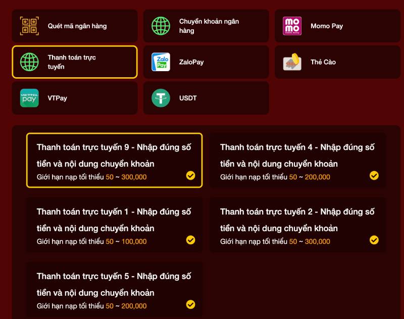 Hướng Dẫn Nạp Tiền Hello88 – Giao Dịch Nhanh Gọn 4 Thanh toán trực tuyến